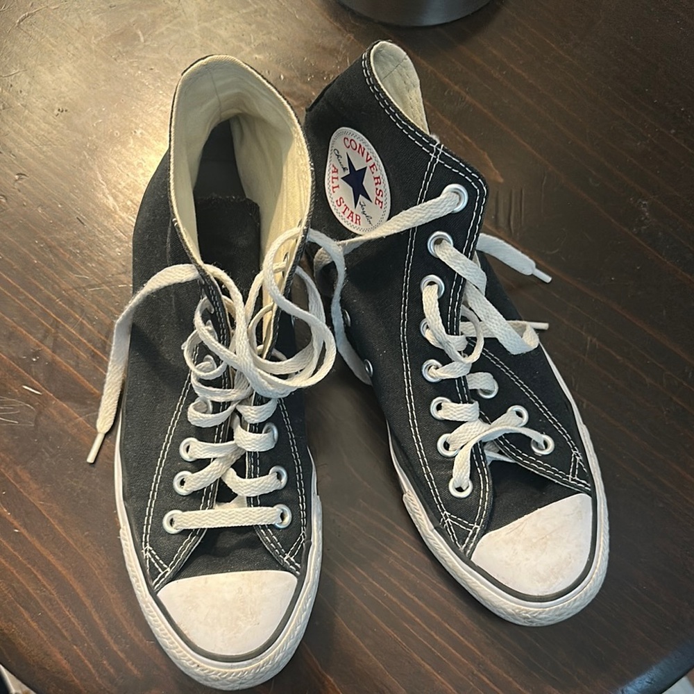 Converse Black High Top Sneakers